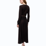 Maglia leggera in lana e cashmere 107328A3IQ M05 PINKO Marrone java 
