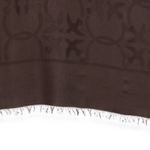 Foulard con logo monogram 107379A3JK L72 PINKO Marrone testa moro 