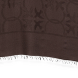 Foulard con logo monogram 107379A3JK L72 PINKO Marrone testa moro 