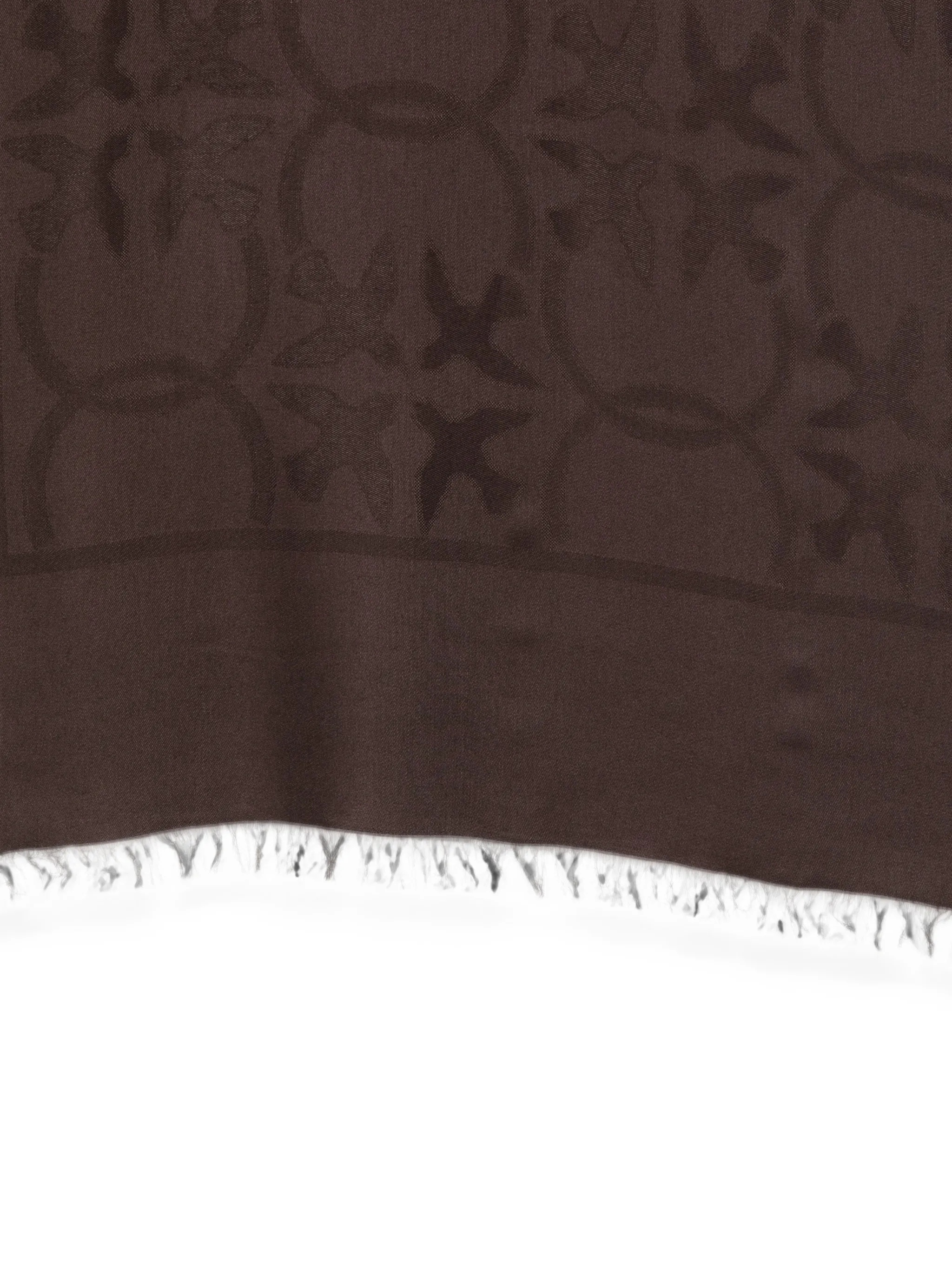 Foulard con logo monogram 107379A3JK L72 PINKO Marrone testa moro 