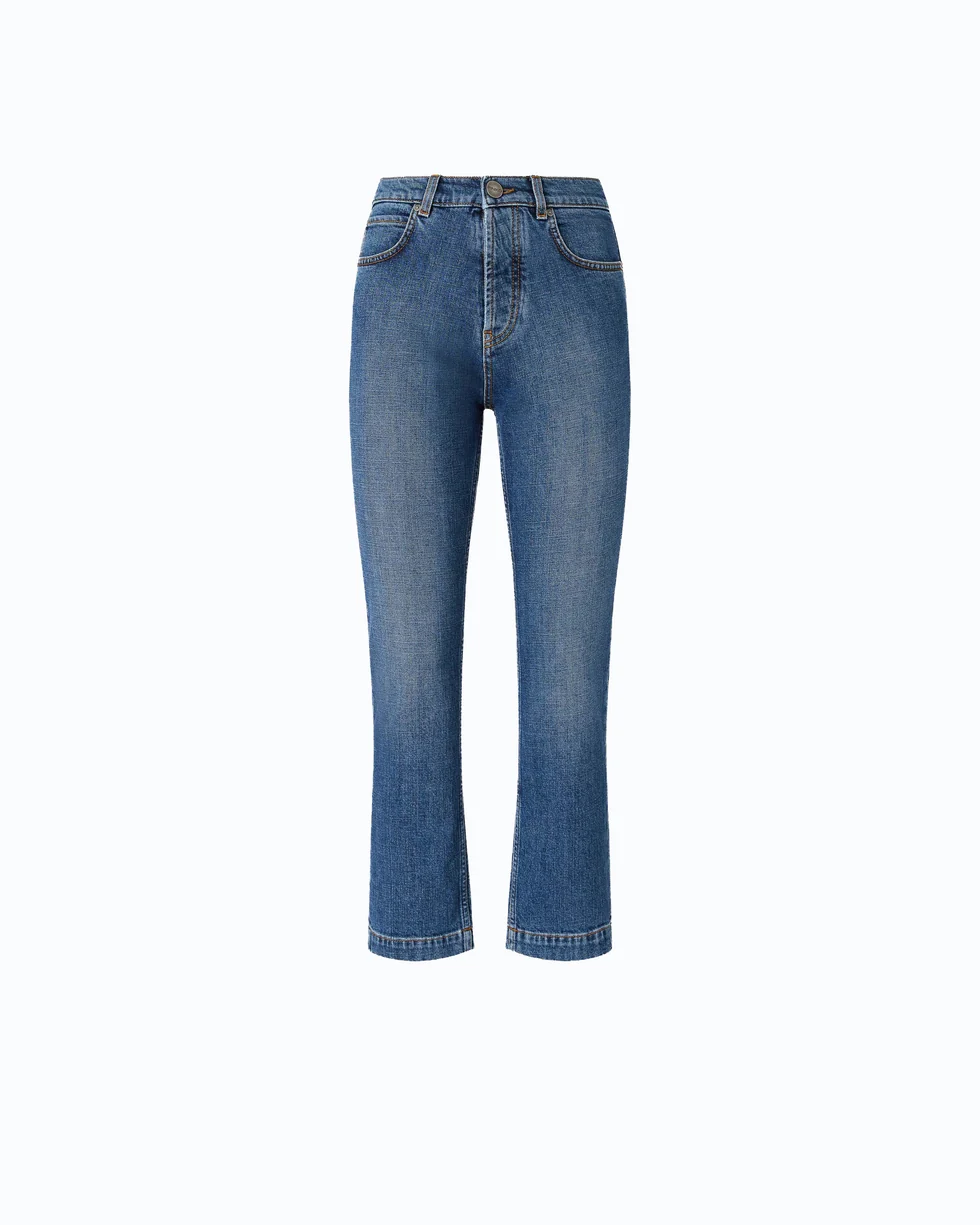 Jeans slim cropped 107385A3KA PJD PINKO Lavaggio medio 