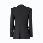 Giacca doppiopetto slim fit 107438A3AH I76 PINKO Grigio corvo 
