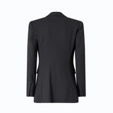 Giacca doppiopetto slim fit 107438A3AH I76 PINKO Grigio corvo 