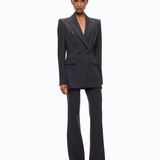 Giacca doppiopetto slim fit 107438A3AH I76 PINKO Grigio corvo 