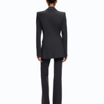Giacca doppiopetto slim fit 107438A3AH I76 PINKO Grigio corvo 