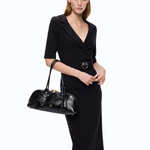 Abito aderente con cintura Love Birds 107475A3AH Z99 PINKO Nero limousine 