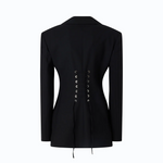 Giacca aderente con design bustier 107583A3G3 Z99 PINKO Nero limousine 