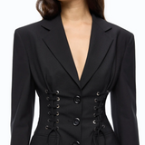 Giacca aderente con design bustier 107583A3G3 Z99 PINKO Nero limousine 