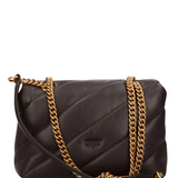 Borsa grande a tracolla Love Bag Puff Maxi Quilt New Buckle 107615A0F2 M12Q PINKO Marrone mascara-antique 