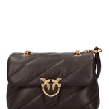 Borsa grande a tracolla Love Bag Puff Maxi Quilt New Buckle 107615A0F2 M12Q PINKO Marrone mascara-antique 
