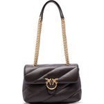Borsa media a tracolla Love Bag Puff Maxi Quilt New Buckle 107616A0F2 M12Q PINKO Marrone mascara-antique 