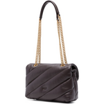 Borsa media a tracolla Love Bag Puff Maxi Quilt New Buckle 107616A0F2 M12Q PINKO Marrone mascara-antique 