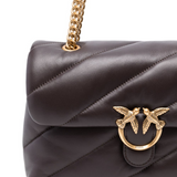 Borsa media a tracolla Love Bag Puff Maxi Quilt New Buckle 107616A0F2 M12Q PINKO Marrone mascara-antique 