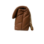 Borsa media a tracolla Love Bag Puff Maxi Quilt New Buckle 107616A0F2 M37Q PINKO Marrone cognac-antique 