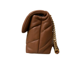 Borsa media a tracolla Love Bag Puff Maxi Quilt New Buckle 107616A0F2 M37Q PINKO Marrone cognac-antique 
