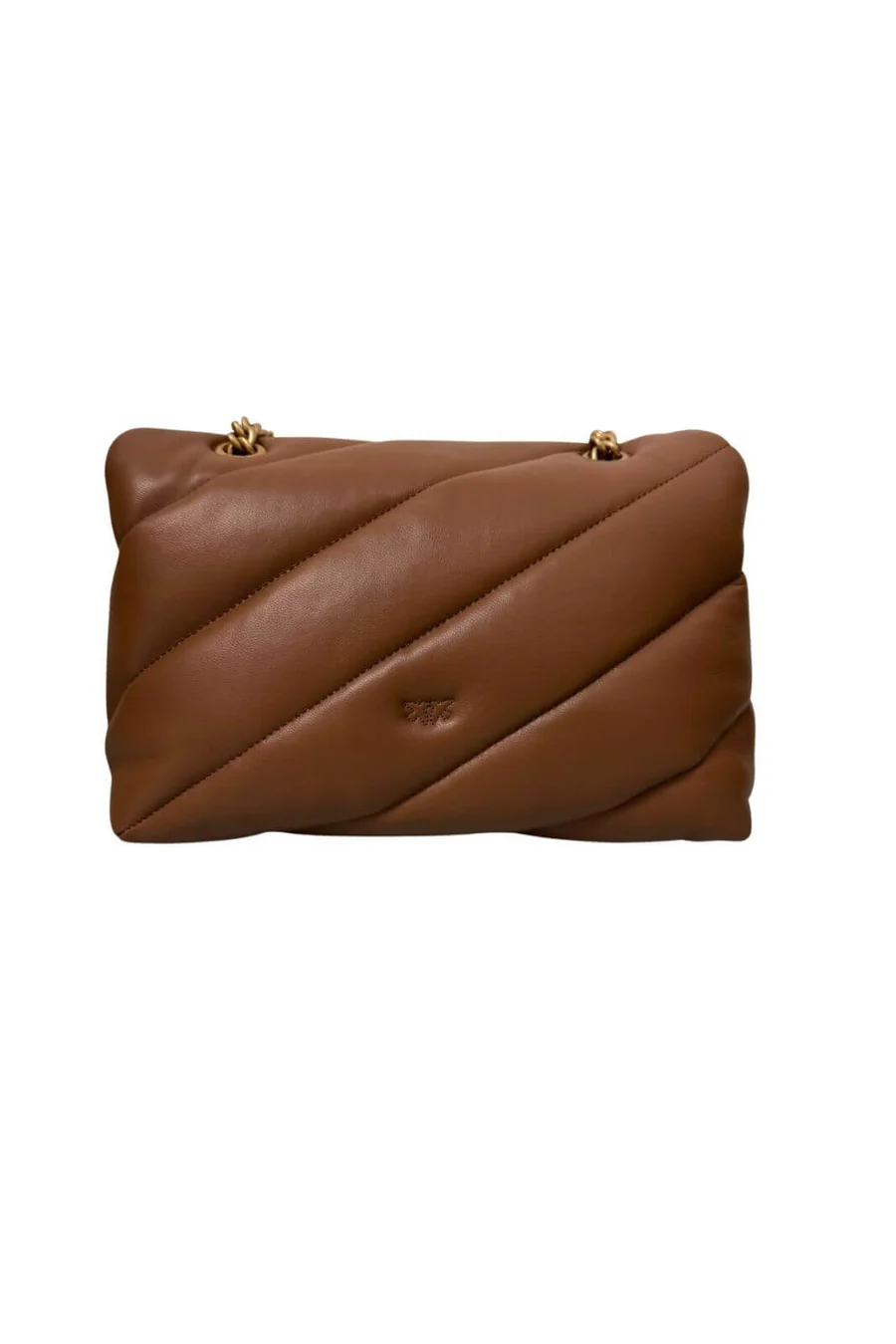 Borsa media a tracolla Love Bag Puff Maxi Quilt New Buckle 107616A0F2 M37Q PINKO Marrone cognac-antique 