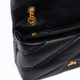 Borsa media a tracolla Love Bag Puff Maxi Quilt New Buckle 107616A0F2 Z99Q PINKO Nero-antique gold 
