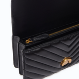 Borsa piccola a tracolla Love Bag One Chevron New Buckle 107620A0GK Z99Q PINKO Nero-antique gold 