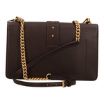 Borsa a mano media Love Bag One in pelle New Buckle 107621A0F1 M12Q PINKO Marrone-mascara antique 