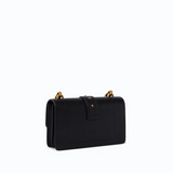 Borsa a tracolla piccola Love Bag One in pelle New Buckle 107622A0F1 Z99Q PINKO Nero-antique gold 