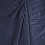 Gonna in flanella gessata 107706A3MC EI1 PINKO Blu/grigio 