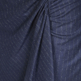 Gonna in flanella gessata 107706A3MC EI1 PINKO Blu/grigio 