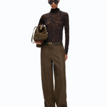 Dolcevita con stampa camouflage floreale 107735A3MT SD3 PINKO Mult.verde/nero 