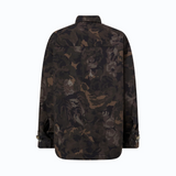 Overshirt in tela tecnica con stampa camouflage floreale 107916A3LY SD3 PINKO Mult.verde/nero 