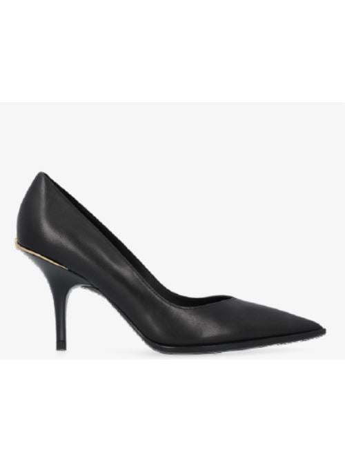 Dècollettè in pelle spazzolata SD0611P001 Z99 PINKO Black 