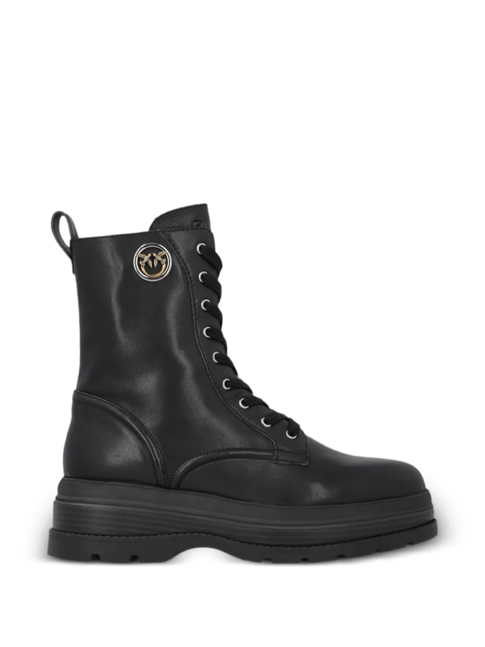 Anfibio alto in pelle e gomma SD0689P001 Z99 PINKO Black 