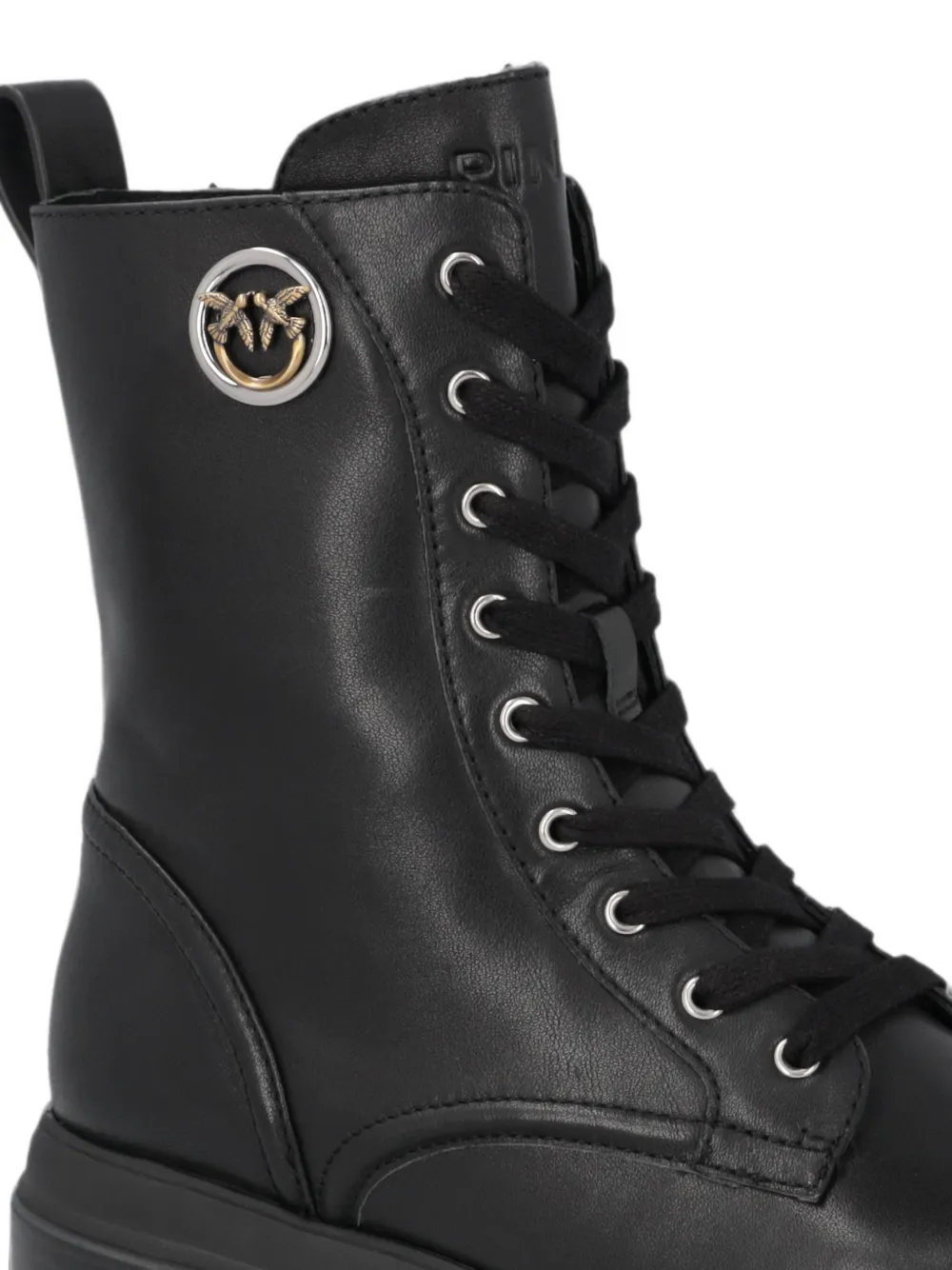 Anfibio alto in pelle e gomma SD0689P001 Z99 PINKO Black 