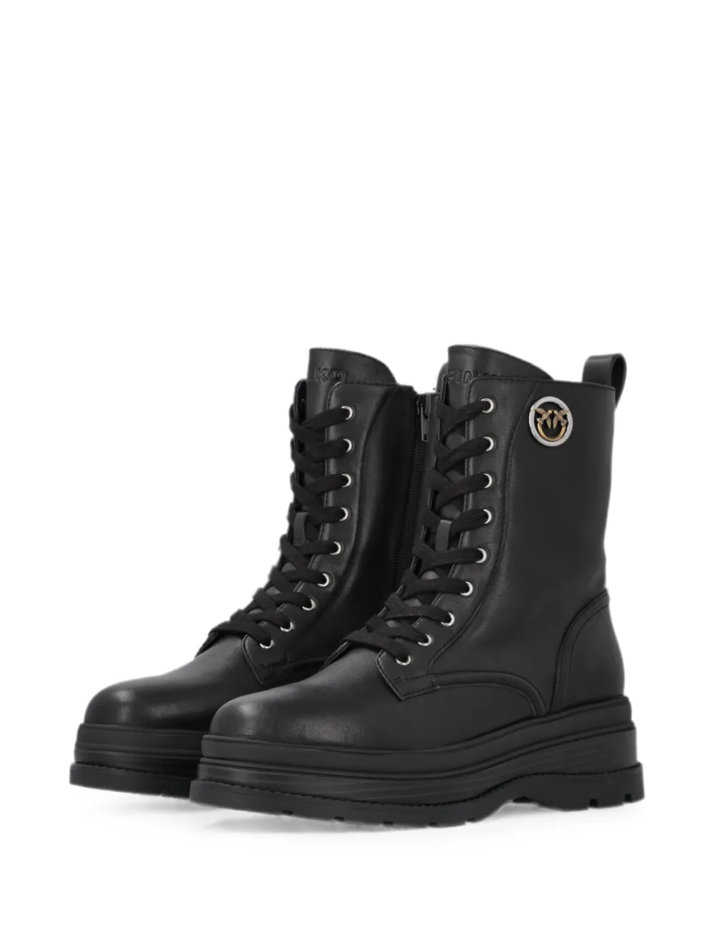Anfibio alto in pelle e gomma SD0689P001 Z99 PINKO Black 