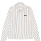 Camicia in cotone a righe RND90295 CT16 0124 C0021 ROY ROGER'S Off white 
