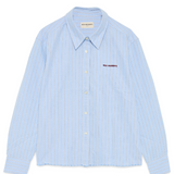 Camicia in cotone a righe RND90295 CT16 0124 C0027 ROY ROGER'S Celeste 