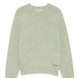 Maglia girocollo effetto moulinè RND90420 CV59 XXXX C0819 ROY ROGER'S Sage 