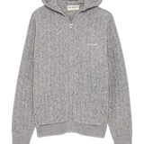 Maglia in lana con zip e cappuccio RND90424 CV60 XXXX C0094 ROY ROGER'S Grey 