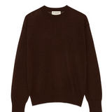 Maglia in merinos girocollo RND90427 CV63 XXXX C0241 ROY ROGER'S Brown 
