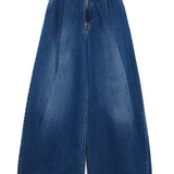 Pantalone flare in tela denim RND90434 CV74 A099 C0999 ROY ROGER'S Wash denim 
