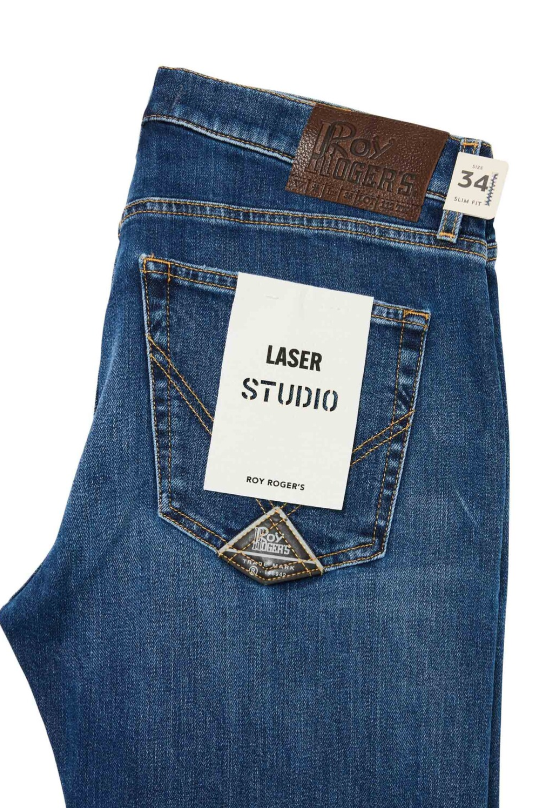 Jeans con tasca americana RRU006 CT183232 C0999 ROY ROGER'S Denim 