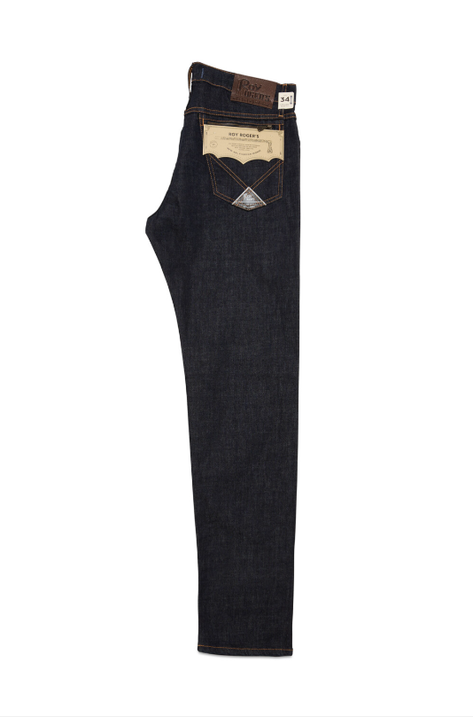 Jeans vestibilità comoda con zip alle tasche posteriori RRU074 D021 0021 C0999 ROY ROGER'S Denim 