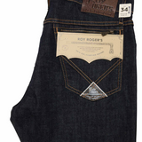 Jeans vestibilità comoda con zip alle tasche posteriori RRU074 D021 0021 C0999 ROY ROGER'S Denim 