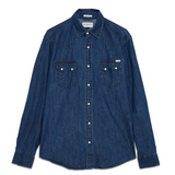 Camicia in denim stone washed RRU148 CP20 0905 C0999 ROY ROGER'S Denim 