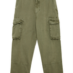 Cargo in cotone stone washed RRU90369 CS93 0111 C0015 ROY ROGER'S Olive 
