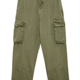 Cargo in cotone stone washed RRU90369 CS93 0111 C0015 ROY ROGER'S Olive 