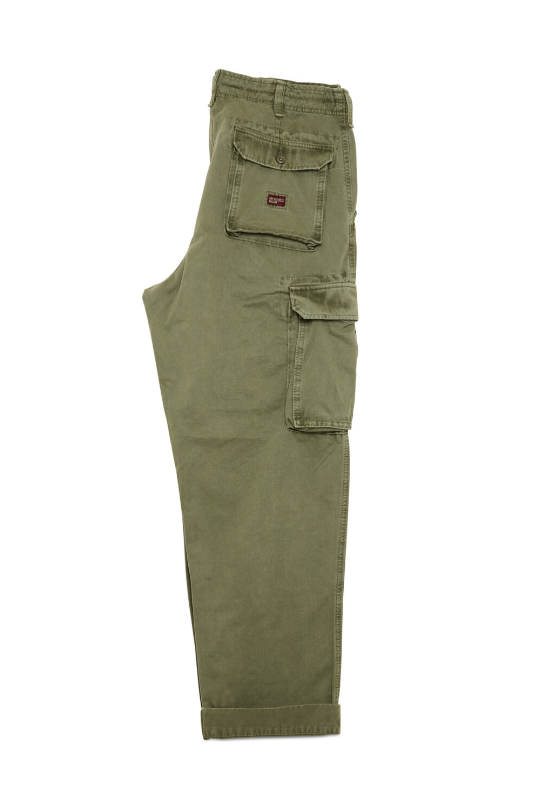 Cargo in cotone stone washed RRU90369 CS93 0111 C0015 ROY ROGER'S Olive 