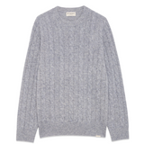 Maglia in lana girocollo RRU90402 CV60 C0094 ROY ROGER'S Grey mel. 