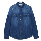 Camicia western in denim stone washed RRX998 CG34 3230 C0999 ROY ROGER'S Denim 