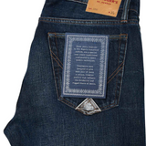 Jeans vestibiltà con gamba larga stone washed RSC001 CT25 3254 C0999 ROY ROGER'S Denim 