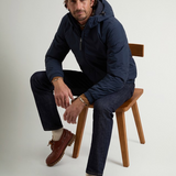Giacca in light micro ripstop CFWOOU2182MRUT5415 3989 WOOLRICH Melton blue 