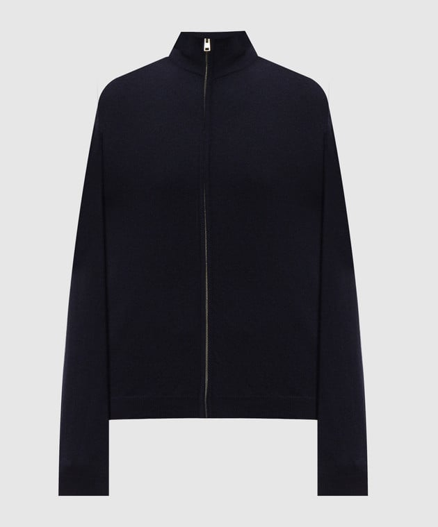 Maglia con zip CFWOKN2064MRUF5094 3989 WOOLRICH Melton blue 
